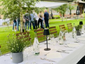 Essen im Garten